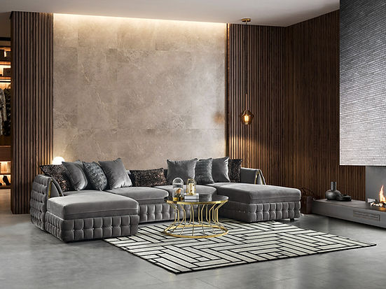 Sicilya Sectional (Grey)