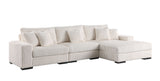S859 Comfy 3pcs (Ivory) Sectional - Eve Furniture