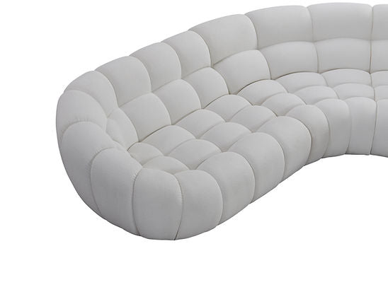 MI-2126B Bubbles White Sectional