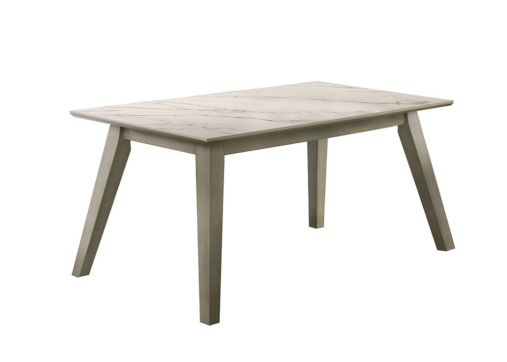 Dorri Grey Oak 7-Piece Dining Room Set by New Era Innovations at Eve Furniture