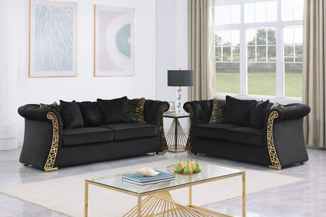 Curamo Black Living Room Set by New Era Innovations at Eve Furniture
