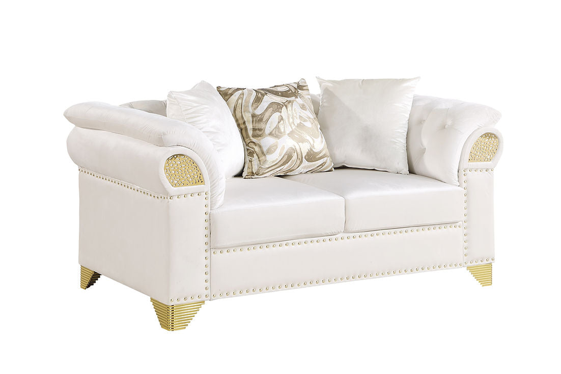 Emma Cream Living Room Set by New Era Innovations at Eve Furniture