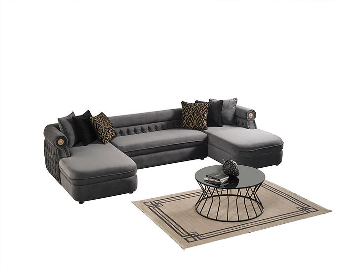 Brooklyn Grey Sectional by New Era Innovations at Eve Furniture