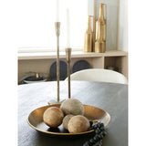 Eagan 16.0L x 16.0W x 1.5H Brass Aluminium Tray Small by Mercana at Eve Furniture
