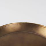 Eagan 20.0L x 20.0W x 1.8H Brass Aluminium Tray Medium by Mercana at Eve Furniture