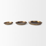 Eagan Brass Aluminium Tray Large by Mercana at Eve Furniture