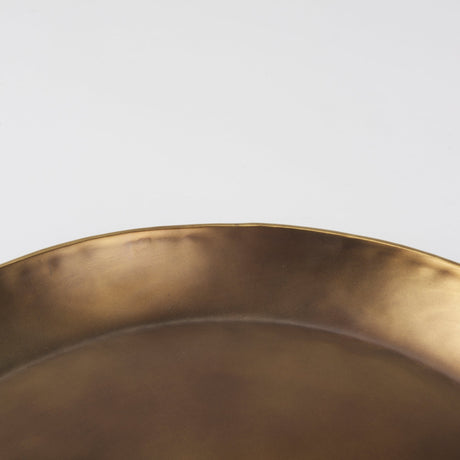 Eagan Brass Aluminium Tray Medium by Mercana at Eve Furniture