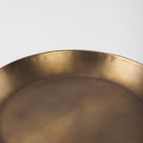 Eagan Brass Aluminium Tray Small by Mercana at Eve Furniture