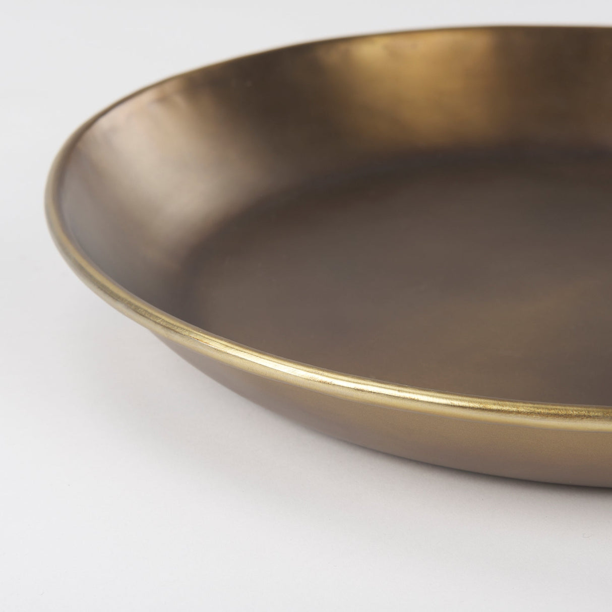 Eagan Brass Aluminium Tray Small by Mercana at Eve Furniture