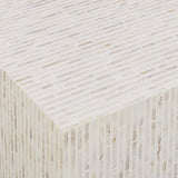 Earl 48" Shell Rectangular Coffee Table by TOV Furniture at Eve Furniture