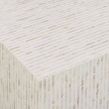 Earl 48" Shell Rectangular Coffee Table by TOV Furniture at Eve Furniture