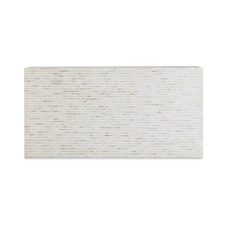 Earl 48" Shell Rectangular Coffee Table by TOV Furniture at Eve Furniture