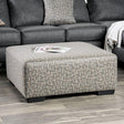 Earl Gray Ottoman by Furniture of America at Eve Furniture