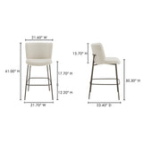 Early Beige Bar Stool by MOES at Eve Furniture