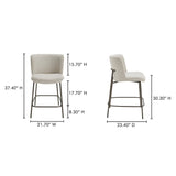 Early Beige Counter Stool by Moe's Home at Eve Furniture