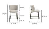 Early Counter Stool Beige by Moe's Home at Eve Furniture