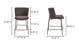 Early Counter Stool Dark Brown by Moe's Home at Eve Furniture