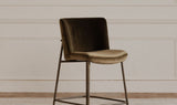 Early Counter Stool Faux Green Mohair by Moe's Home at Eve Furniture