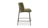 Early Counter Stool Faux Green Mohair by Moe's Home at Eve Furniture