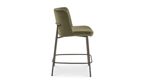 Early Counter Stool Faux Green Mohair by Moe's Home at Eve Furniture