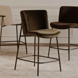 Early Dark Brown Bar Stool by Moe's Home at Eve Furniture