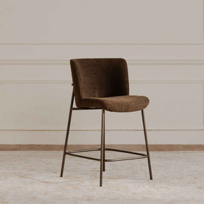Early Dark Brown Bar Stool by Moe's Home at Eve Furniture
