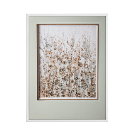 Early Fall Flowers I by Tim OToole a Hand Embellished Textured Framed Art Print Matted under Glass by Mercana at Eve Furniture