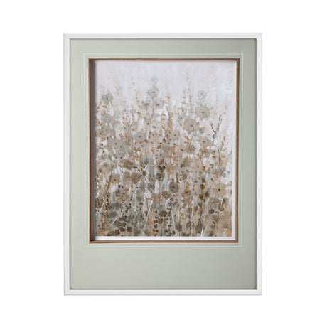 Early Fall Flowers II by Tim OToole a Hand Embellished Textured Framed Art Print Matted under Glass by Mercana at Eve Furniture