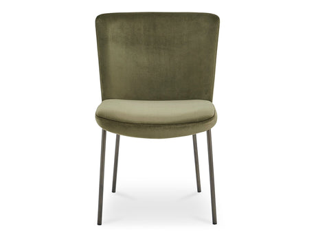 Early Green Dining Chair Mohair (Set of 2) by MOES at Eve Furniture