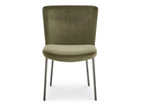 Early Green Dining Chair Mohair (Set of 2) by Moe's Home at Eve Furniture