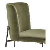Early Green Dining Chair Mohair (Set of 2) by Moe's Home at Eve Furniture