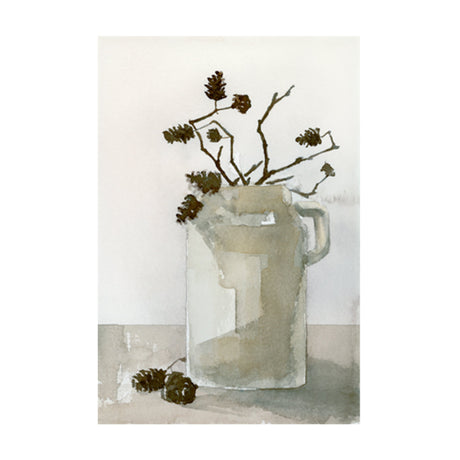 Earthenware by Mercana Studio a Hand Embellished Textured Canvas by Mercana at Eve Furniture