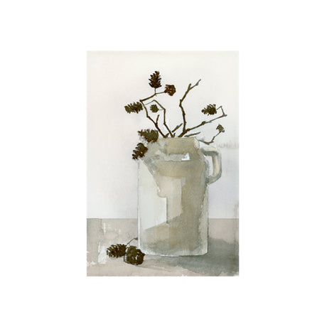 Earthenware by Mercana Studio a Hand Embellished Textured Canvas by Mercana at Eve Furniture