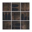 Earthly Echoes (Set of 9) by Mercana Studio a Hand Embellished Framed Art Print by Mercana at Eve Furniture