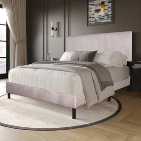 Ease Beige Full Platform Bed by Happy Homes at Eve Furniture