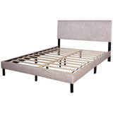 Ease Beige Twin Platform Bed by Happy Homes at Eve Furniture