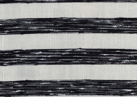 Easley Black & White Jacquard Pouf (no Wooden Frame) by Homelegance at Eve Furniture