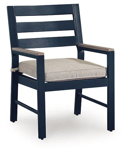 East Beach Arm Chair With Cushion Set of 2 by Ashley at Eve Furniture