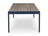 East Beach Navy Blue/Driftwood Outdoor Dining Table and 6 Chairs by Ashley at Eve Furniture