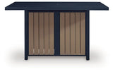East Beach Rectangular Bar Table w/Fire Pit by Ashley at Eve Furniture