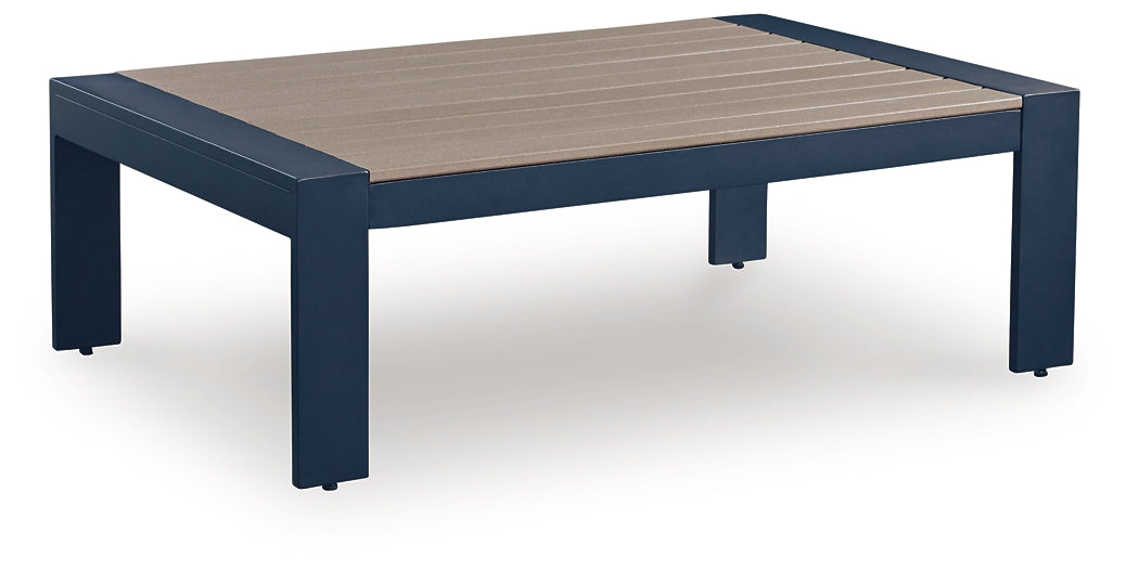 East Beach Rectangular Cocktail Table by Ashley at Eve Furniture