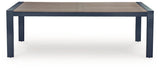 East Beach Rectangular Dining Table w/UMB OPT by Ashley at Eve Furniture