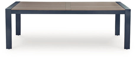 East Beach Rectangular Dining Table w/UMB OPT by Ashley at Eve Furniture
