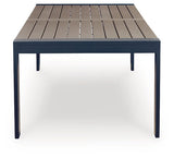 East Beach Rectangular Dining Table w/UMB OPT by Ashley at Eve Furniture