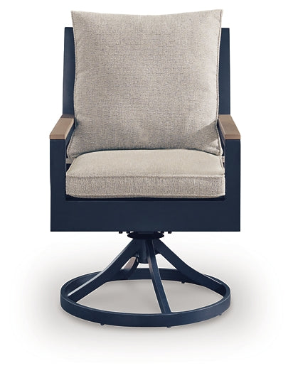 East Beach Swivel Chair w/Cushion Set of 2 by Ashley at Eve Furniture