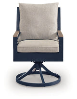 East Beach Swivel Chair w/Cushion Set of 2 by Ashley at Eve Furniture