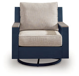 East Beach Swivel Glider Chair w/Cushion by Ashley at Eve Furniture