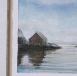 East Coast View I by Mercana Studio a Hand Embellished Framed Art Print Matted under Glass by Mercana at Eve Furniture