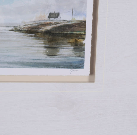 East Coast View I by Mercana Studio a Hand Embellished Framed Art Print Matted under Glass by Mercana at Eve Furniture
