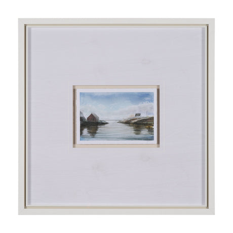 East Coast View I by Mercana Studio a Hand Embellished Framed Art Print Matted under Glass by Mercana at Eve Furniture